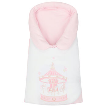 First Baby مدس باللون الوردى والأبيض, 3 مدس باللون الوردى والأبيض